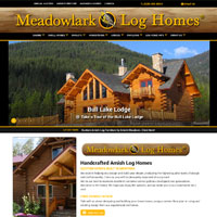 Meadowlark Log Homes Amish Log Cabins